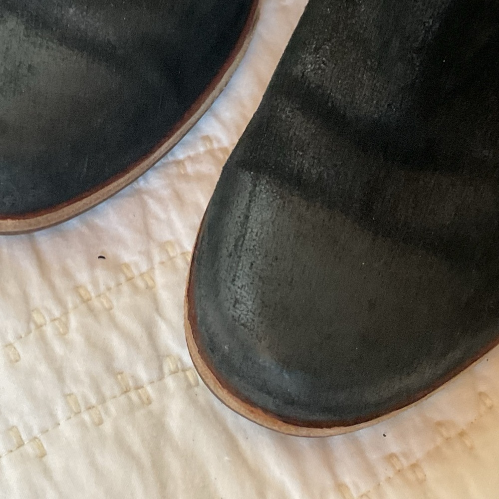 Kork-Ease Verdelet Black Suede Wedge Bootie 8 - Picture 3 of 9